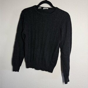 Vintage Saks Fifth Ave 100% Cashmere Cable Knit Sweater